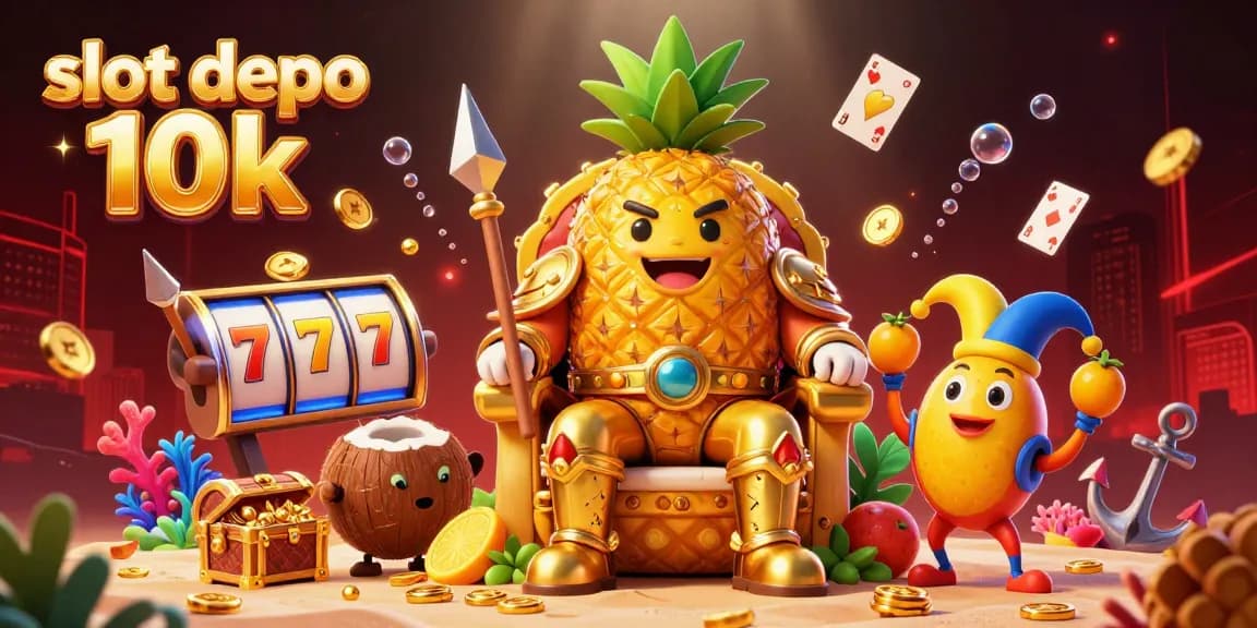 Kemenangan besar di slot depo 10k dengan karakter kasino ceria dan suasana yang menakjubkan.
