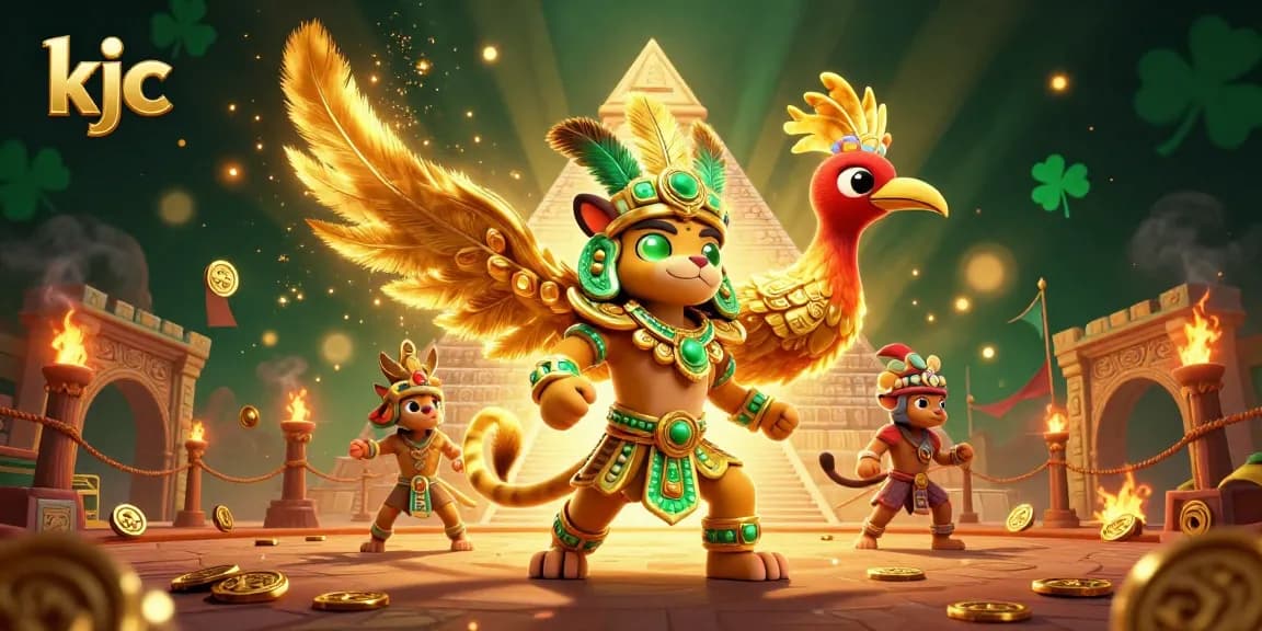 Play thrilling games with KJC's vibrant casino experience featuring dynamic characters and exciting elements.
