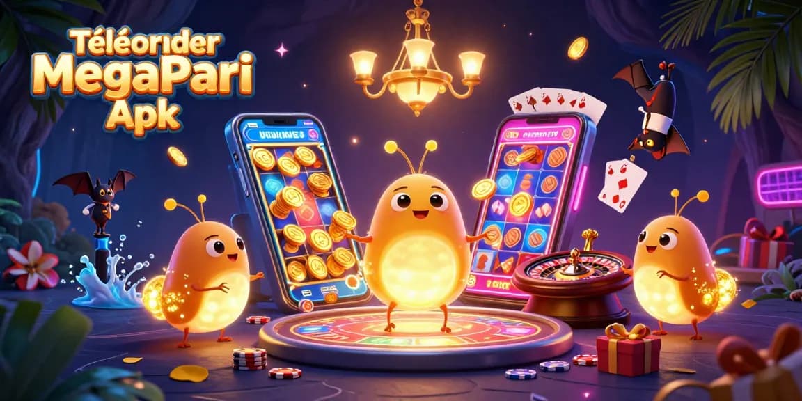 Télécharger MegaPari Apk pour profiter de l'excitation des jeux en ligne avec une ambiance festive.