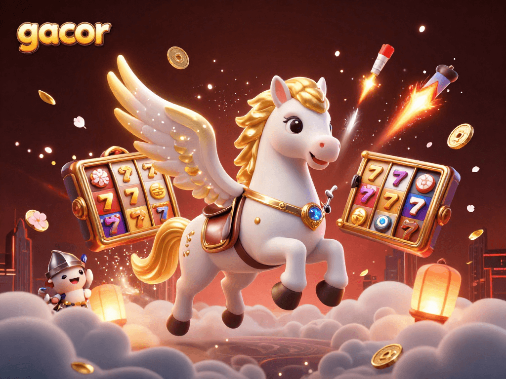 Experience the excitement of gacor slots with vibrant visuals, spinning reels, and a magical atmosphere.