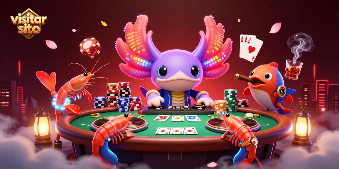 Visitar sitio en emocionantes juegos de casino online con DJ axolotl y camarones bailarines.