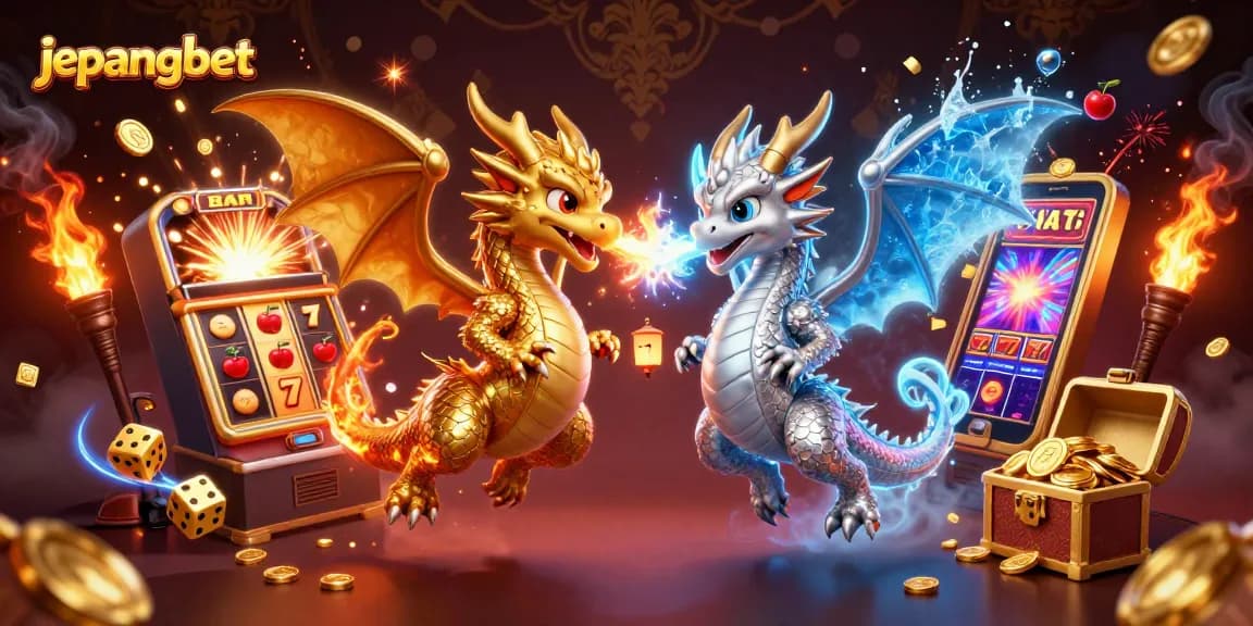jepangbet offers thrilling slot experiences with dynamic dragons and rich casino visuals
