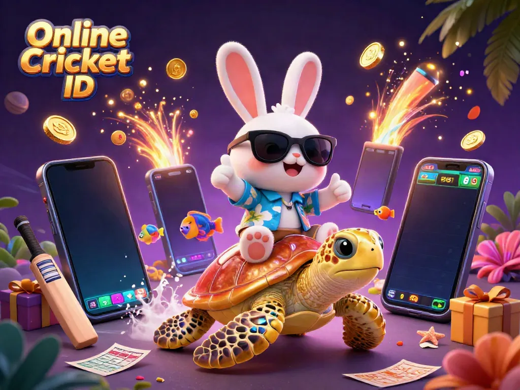 Engage in thrilling betting experiences with Online Cricket ID featuring vibrant characters and exciting game elements.