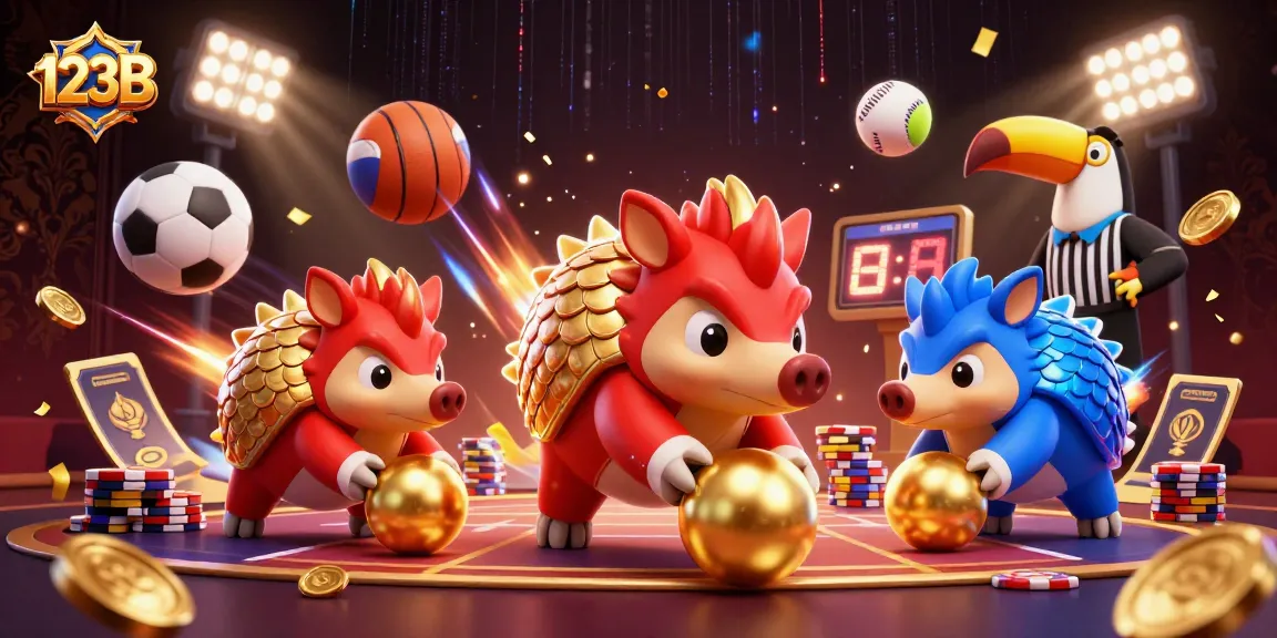 Engage in thrilling gameplay at 123B, featuring dynamic pangolins and exciting sports betting elements.