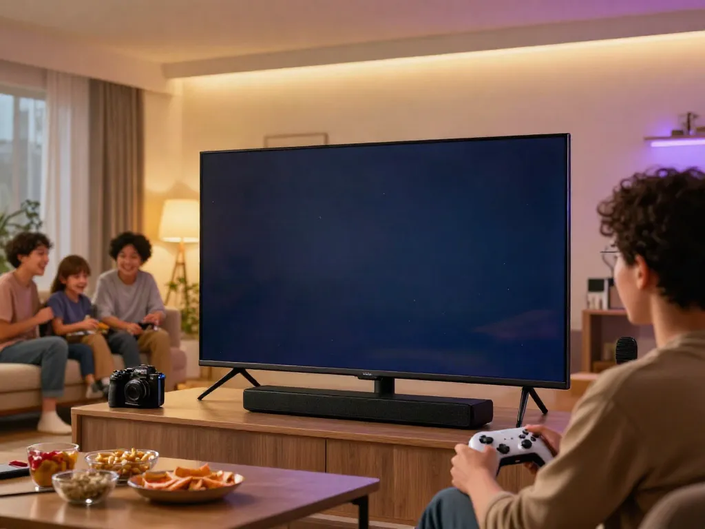 Pengalaman bermain slot yang menyenangkan dengan atmosfer hangat di ruang tamu.