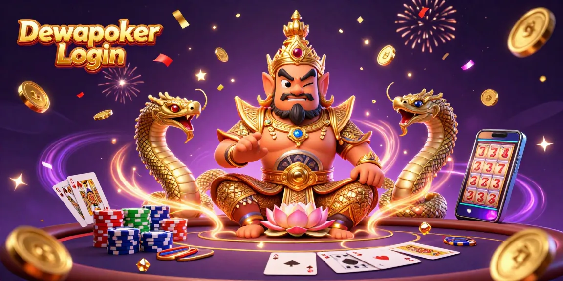 Engage with the Dewapoker Login and enjoy epic wins surrounded by vibrant casino elements and rich graphics.
