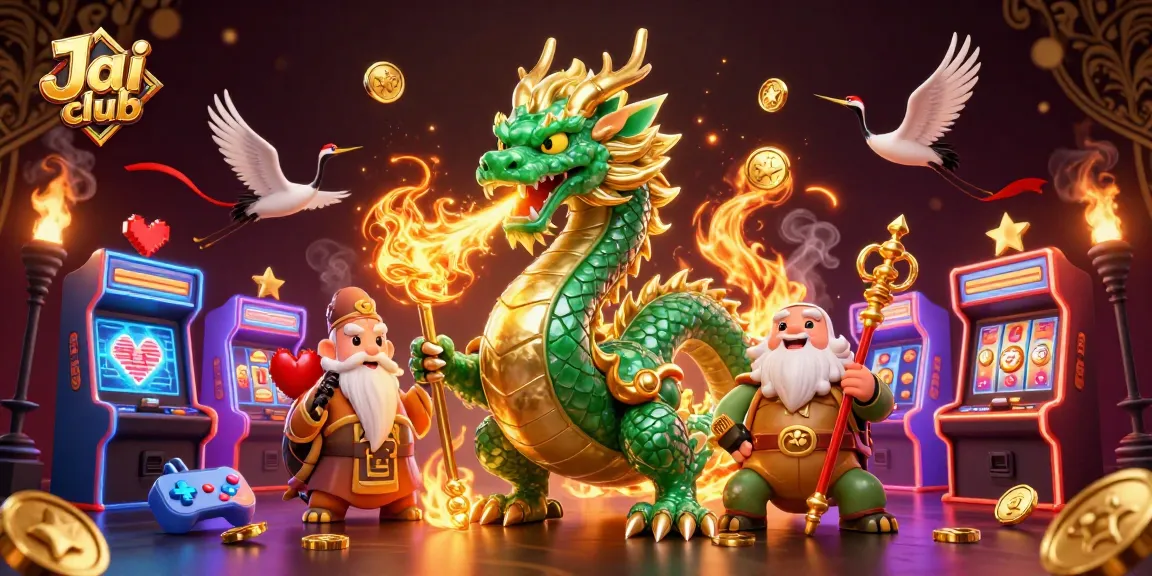 Engage with Jai club for thrilling gameplay featuring dragon, turtle, and vibrant slots.