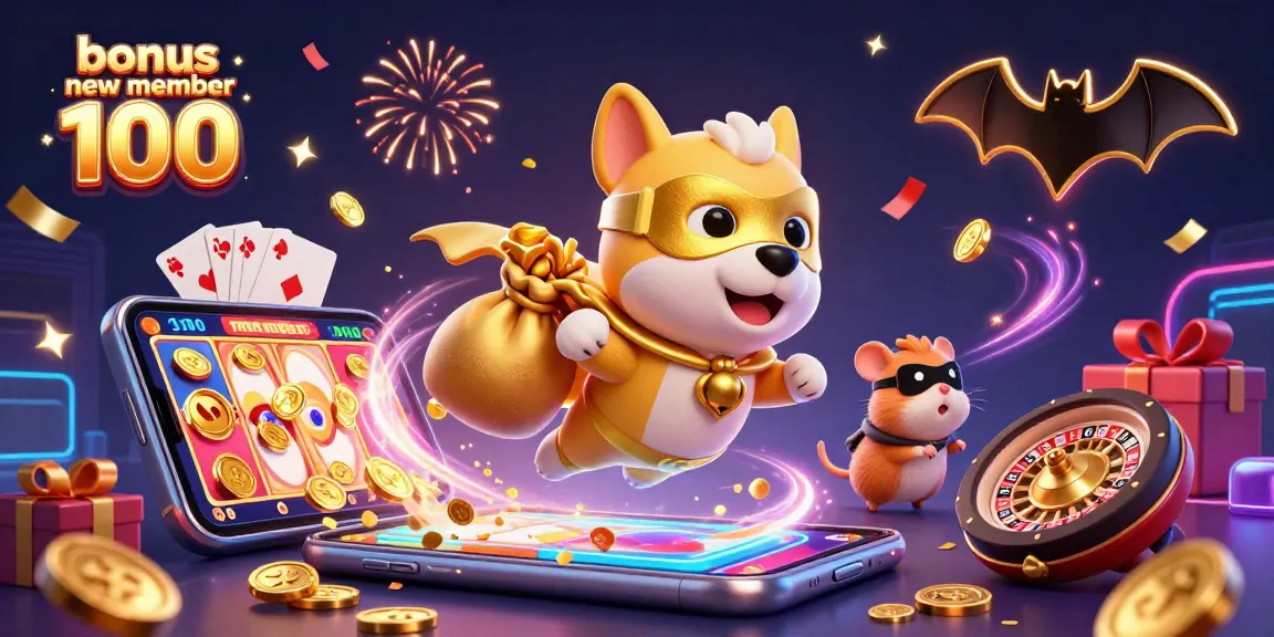 Engage with exciting gameplay featuring the bonus new member 100 promotion for new gamblers.