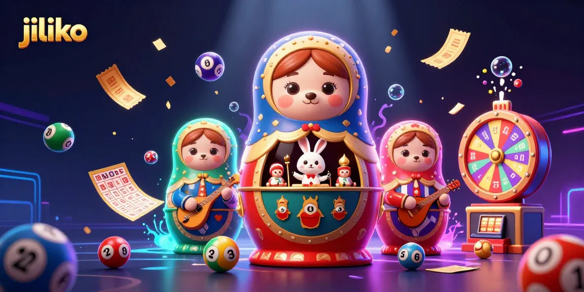 Engage with jiliko's vibrant gaming world featuring colorful lottery elements and interactive characters.