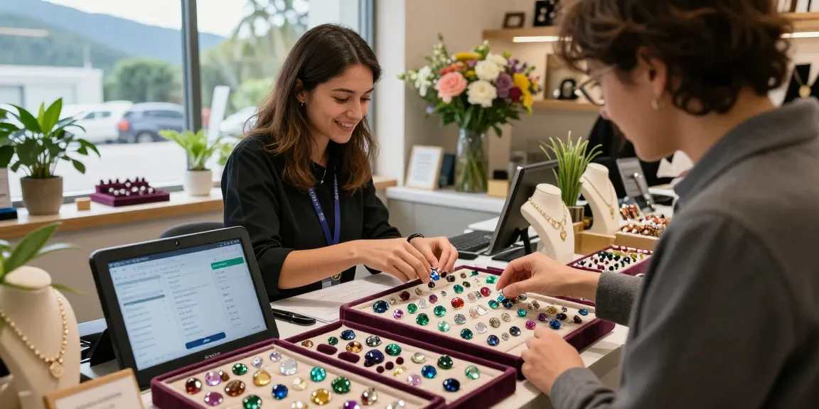 Shop gemstones at https://www.mygemspot.com, showcasing high-quality stones in an inviting marketplace.