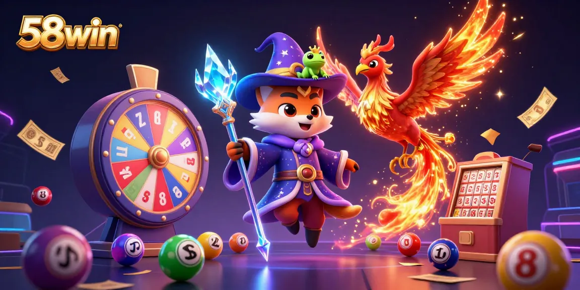 Engage with the interactive fun at 58win featuring vibrant gaming elements and dazzling characters.