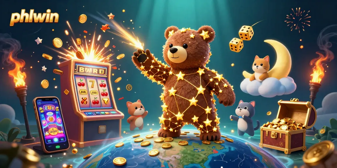 Engage with phlwin's thrilling casino atmosphere featuring vibrant characters, games, and coins.