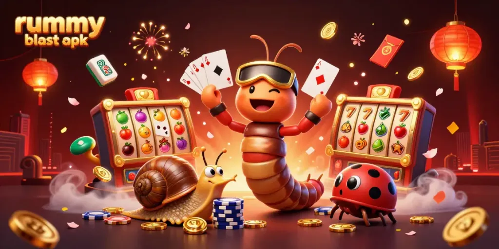 Experience Rummy Blast APK with endless excitement, featuring a lively dealer, vibrant casino elements, and winning strategies.