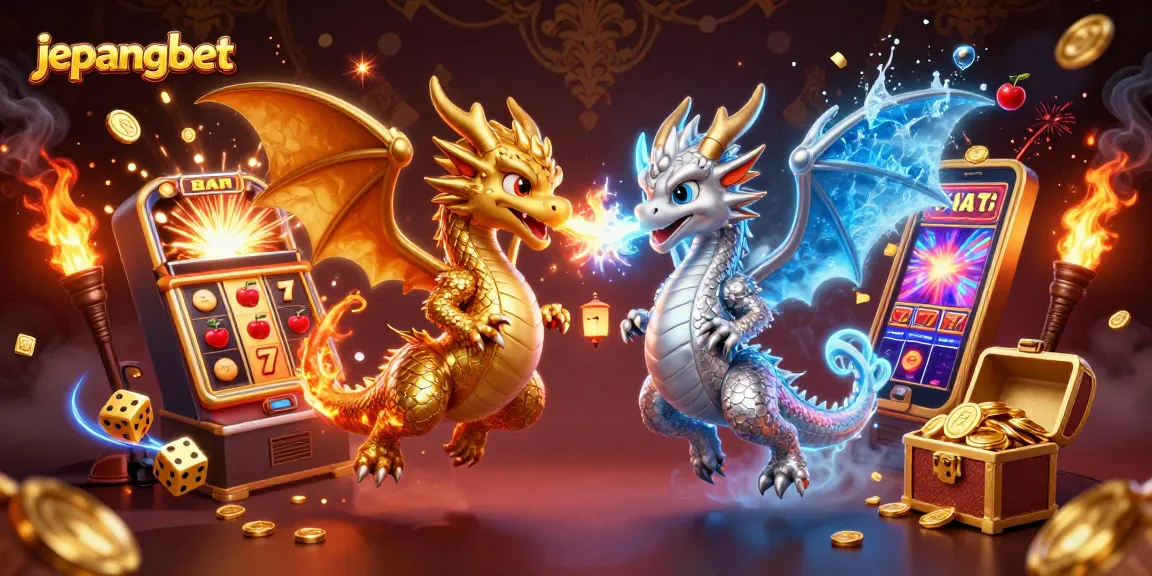 jepangbet offers thrilling slot experiences with dynamic dragons and rich casino visuals