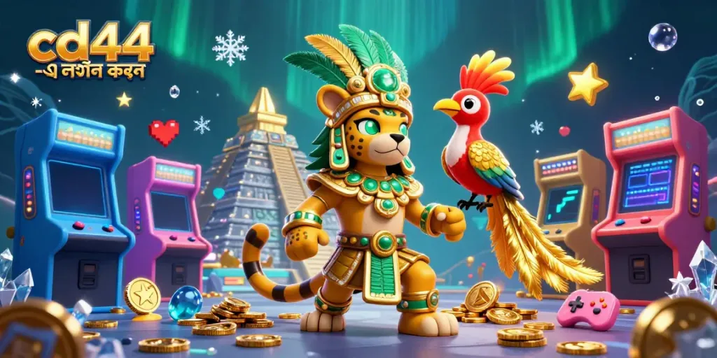 Engage in thrilling gameplay with cd44 -এ লগইন করুন featuring vibrant characters and casino elements.