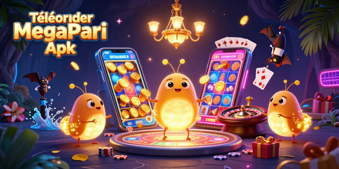 Télécharger MegaPari Apk pour profiter de l'excitation des jeux en ligne avec une ambiance festive.