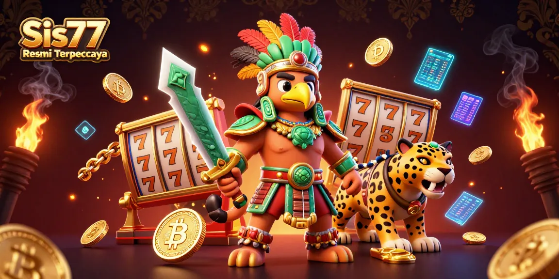 Sis77 Resmi Terpercaya, menangkan permainan slot dengan karakter penjaga simbol keberuntungan dan cryptocurrency