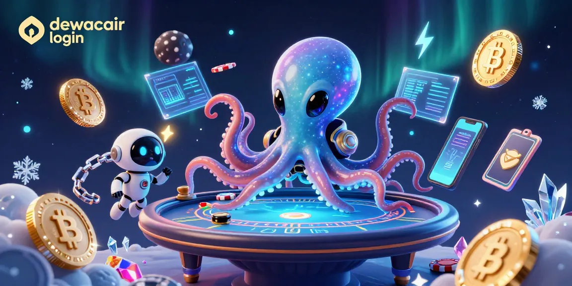 Play thrilling poker with dewacair login as an octopus dealer and a charming robot companion.