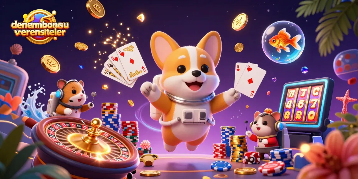 Explore exciting gaming adventures with denemebonusuverensiteler in a vibrant cosmic casino.