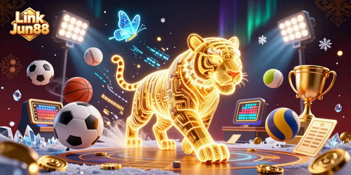 Engage with Link Jun88 for thrilling online casino adventures, featuring vibrant 3D action in a digital landscape.