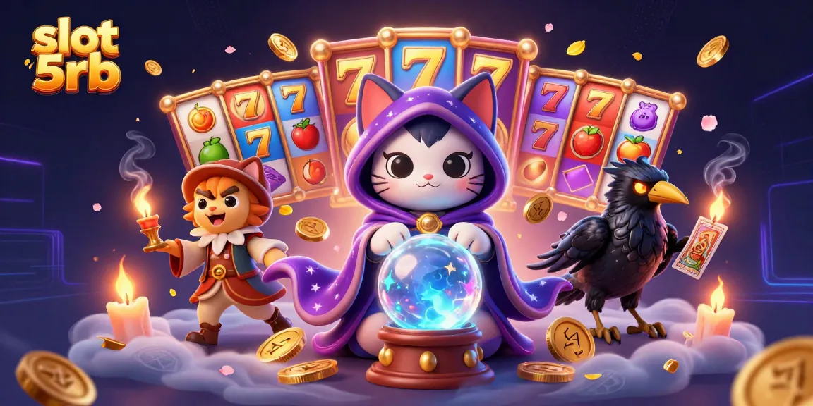 Spin the slot 5rb for a chance at jackpot wins with our vibrant casino illustration.