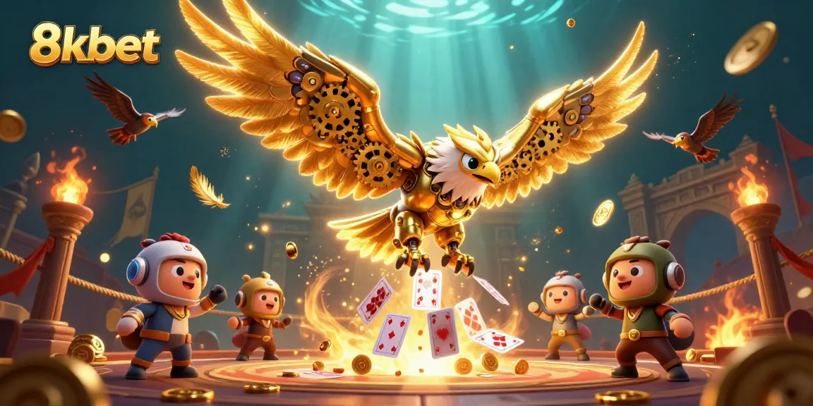 Experience thrilling gameplay with 8xbet's captivating casino scene featuring unique game elements.