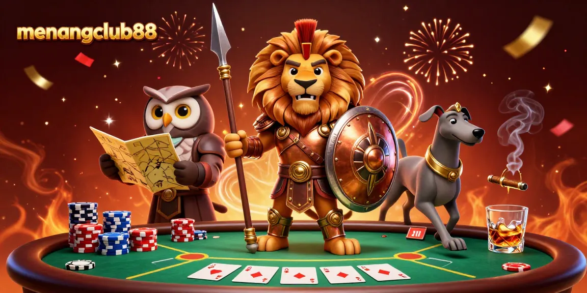 Experience thrilling gameplay on menangclub88's dynamic platform with vibrant casino elements.